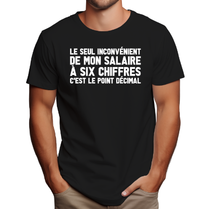 Image de Le seul inconvenient de mon salaire à six chiffres.. Texte seulement