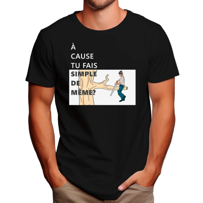 Image de À cause tu fais simple de même?