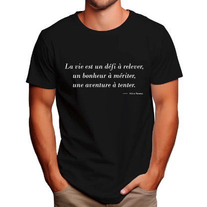 Image de La vie est un défi à relever, un bonheur à mériter, une aventure à tenter. --Mère Teresa