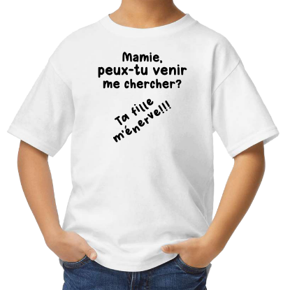 Image de Mamie, peux-tu venir me chercher? Ta fille m'énerve!