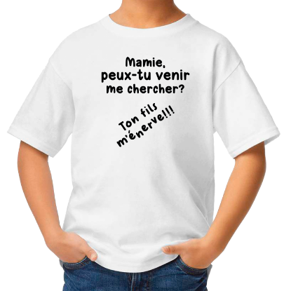 Image de Mamie, peux-tu venir me chercher? Ton fils m'énerve!