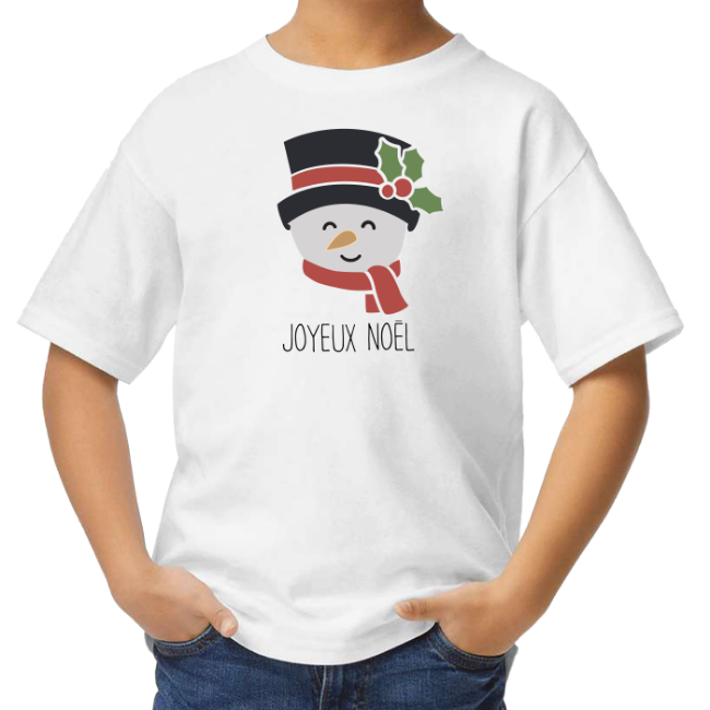 Image de Joyeux Noël - Bonhomme de neige