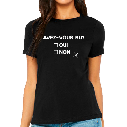 Image de Avez-vous bu? Oui/Non X