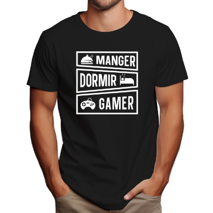 Image de Dormir, manger, gamer.