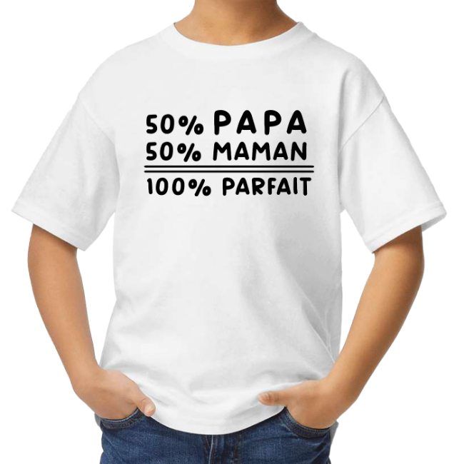 Image de 50% papa 50% maman 100% parfait