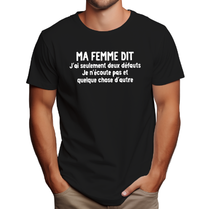 Image de Ma femme dit j'ai seulement deux défauts