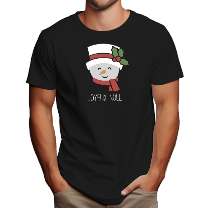 Image de Joyeux Noël - Bonhomme de neige