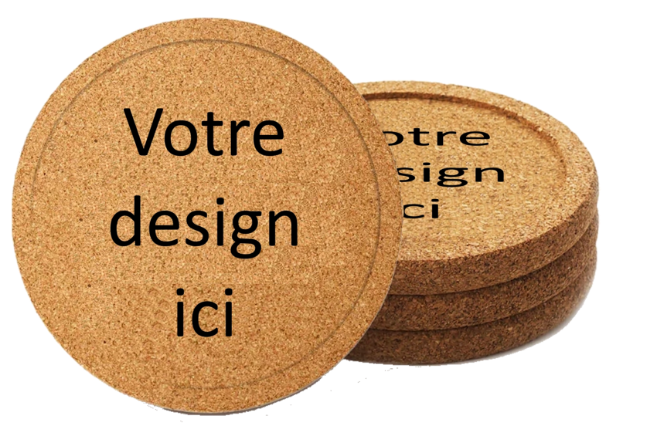 Picture of 4 sous-verres personnalisable