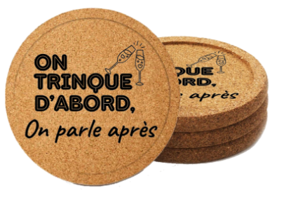 Picture of On trinque d'abord on parle après