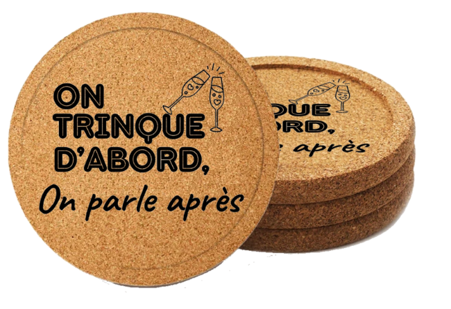 Picture of On trinque d'abord on parle après