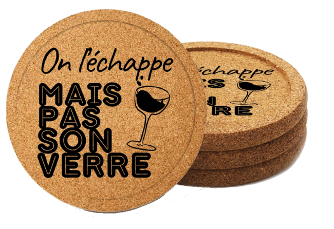 Picture of On l'échappe mais pas son verre