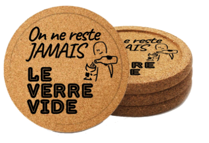 Picture of On ne reste jamais le verre vide