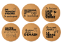 Image de Cartoon - 6 sous-verres variés