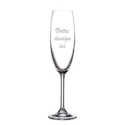 Picture of Verre à champagne (flûte) personnalisable