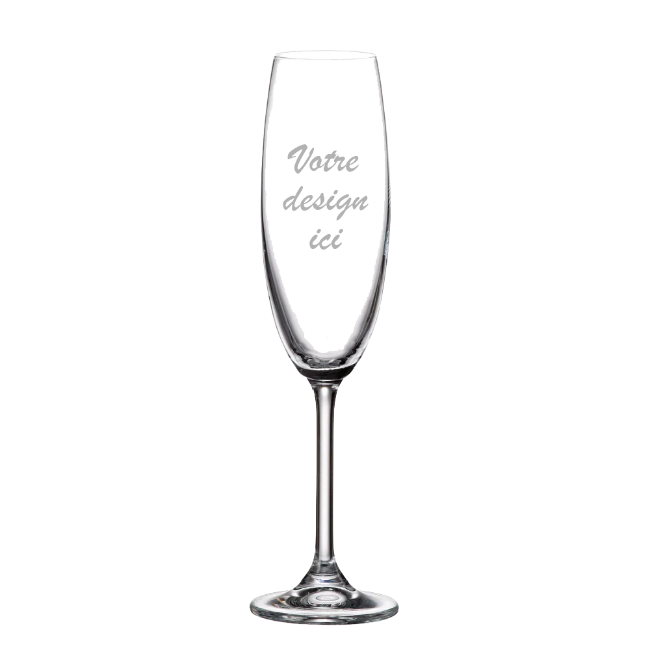 Picture of Verre à champagne (flûte) personnalisable