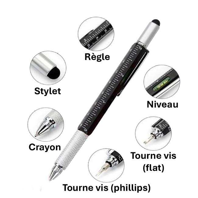 Picture of Pen 6 in 1 multitool